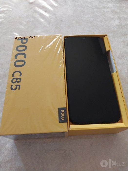 POCO C 85 6/128GB. Yangi. Full komplekt.
