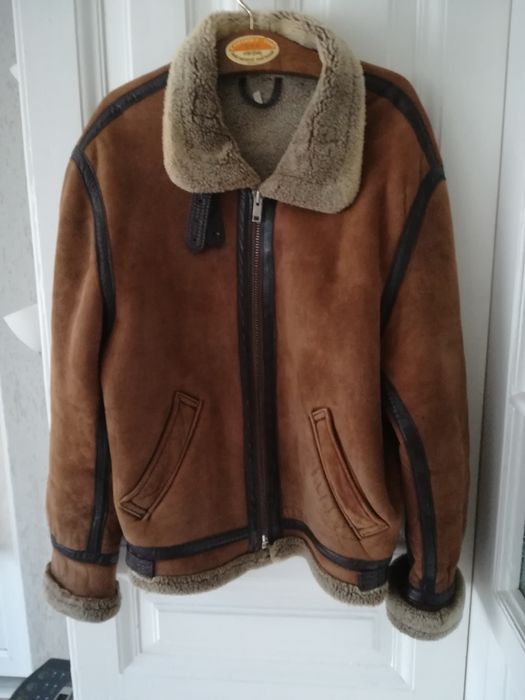 Geaca piele cu blana Booghie Aviator L