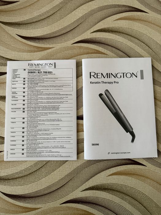 Продавам преса за коса Remington S8590 Keratin Therapy Pro
