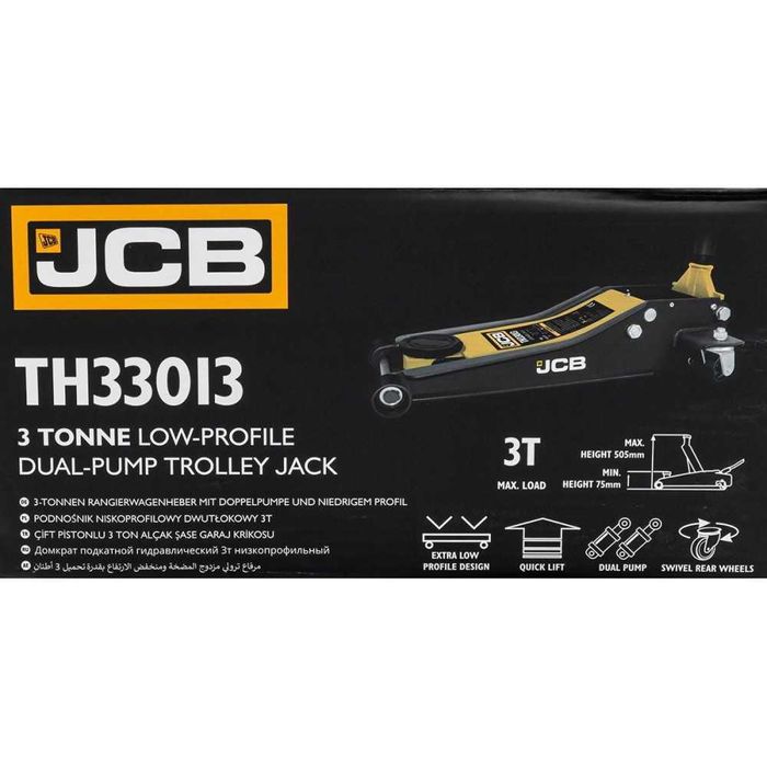 Крик крокодил 3 тона 77 – 505 мм JCB TH33013 + Стойки JCB 3 тона