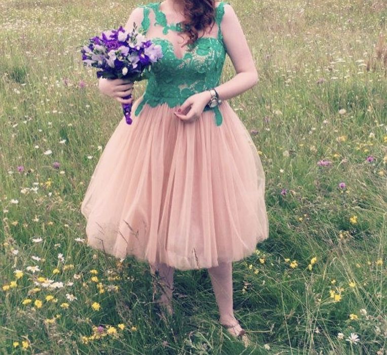 Rochie Nissa (cu dantela si tulle)