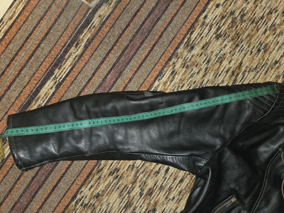 Кожено мото яке тип рокерско (рокерия) от естествена кожа