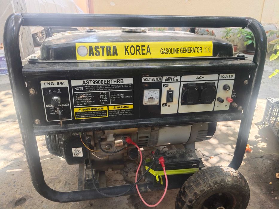 Генератор . ASTRA KOREYA  6.5 КВт