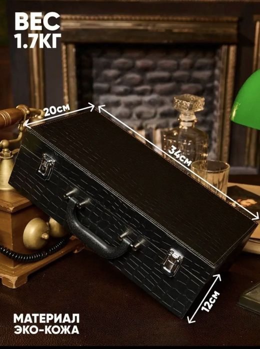 Подарочный набор стопок перевёртыше с графиномй