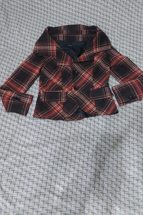 Blazer damă carouri Zara Basic , mărime S