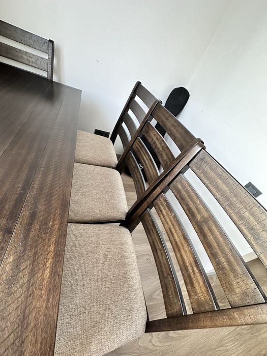 Стол+6 стула. ШПОН. Новый. Ashley