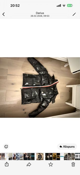 Geaca moncler m ( zara mango hm)