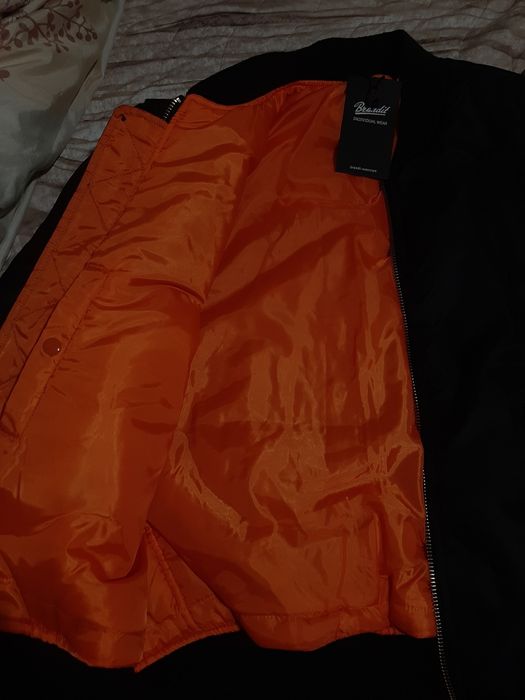 Мъжко бомбер яке Brandit MA1 – черно, размер M, ново с етикет