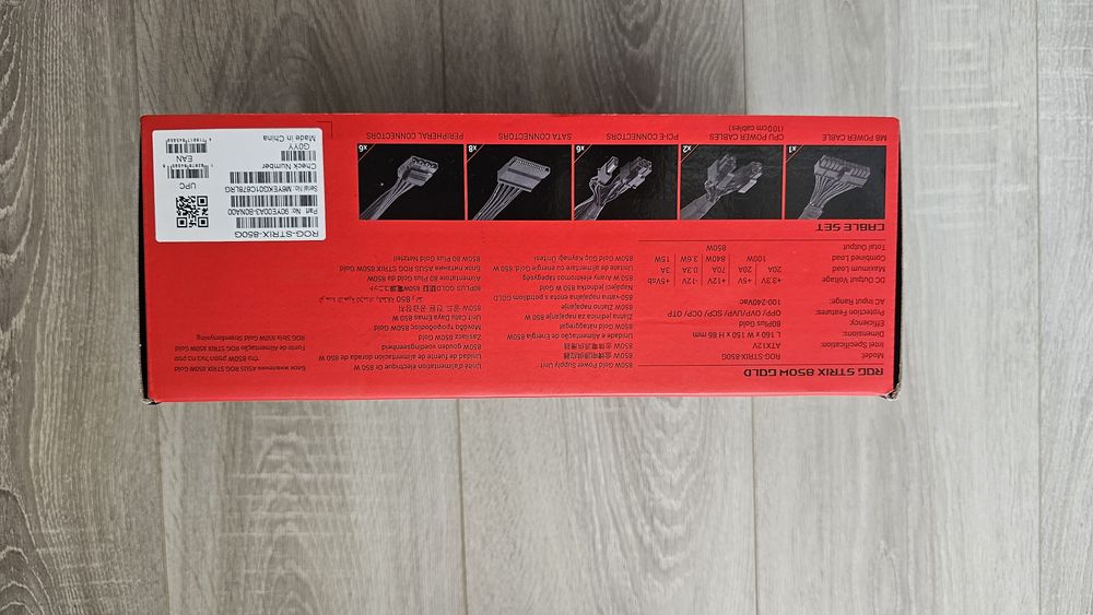 ASUS ROG STRIX 850W 80 PLUS Gold full modulara