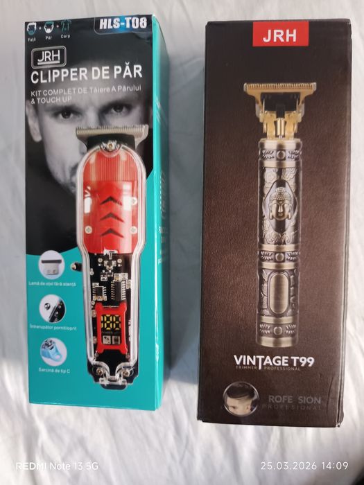 Mașină de tuns fără fir plus boxă wireless