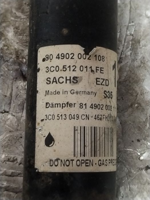 set amortizoare spate  volkswagen passat b7 (2010-2014) 2.0 motorina 2