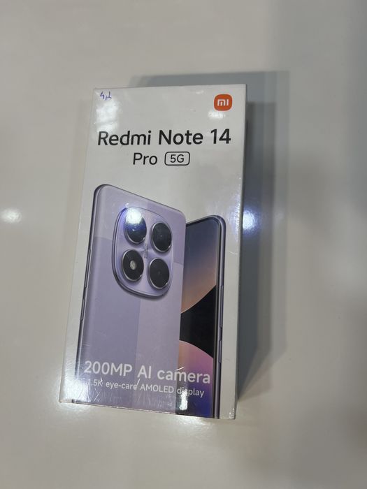 Redmi Note 14 PRO 5G , NOU , Sigilat de 512 GB si 12 RAM