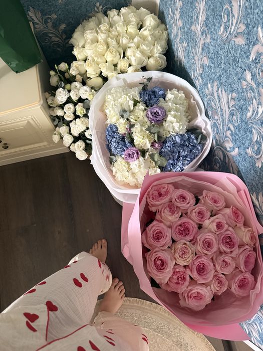 Цветы по 8тыс свежие