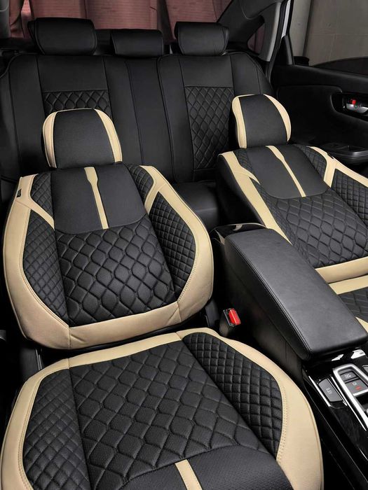 Комплект луксозна универсална тапицерия еко кожа - различни цветове