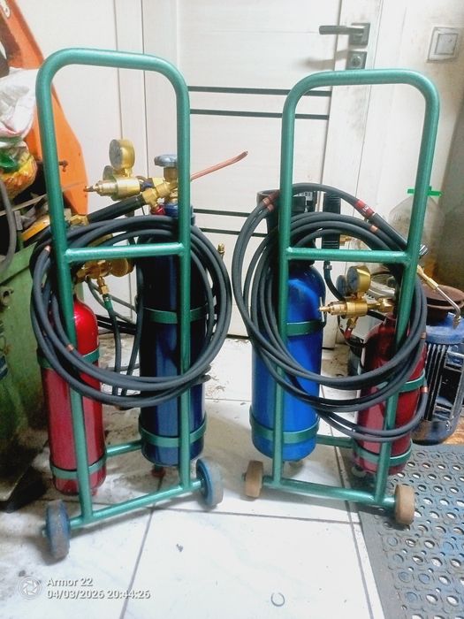 Газосварочный пост на тележке