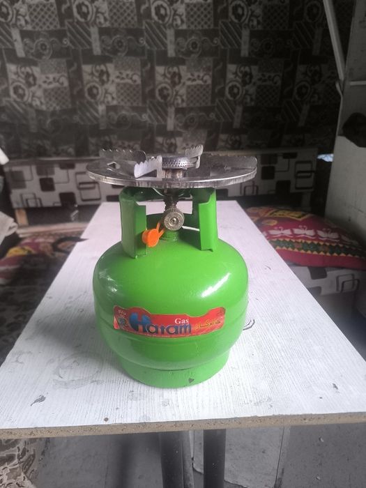 Газовый баллон с горелкой