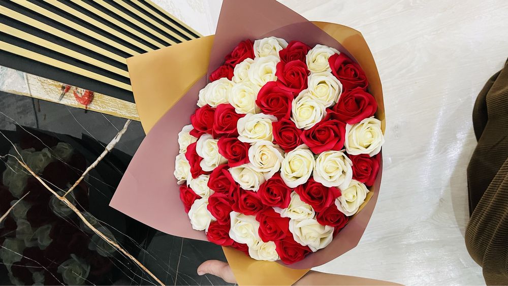 Мыльный цветы 51 шт.