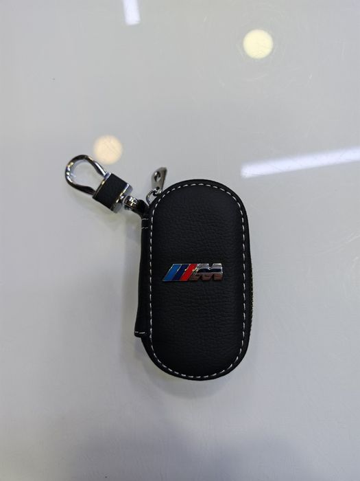 Естествена кожа ключодържател за volvo, bmv MPower Sline Porsche и др.