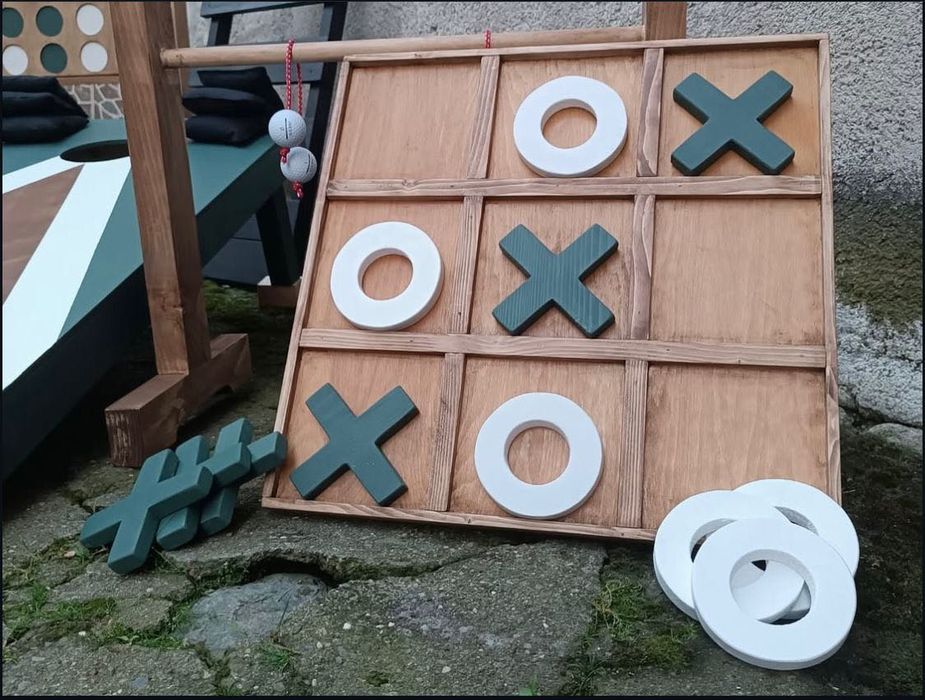 Jocul din lemn XXL- X si 0