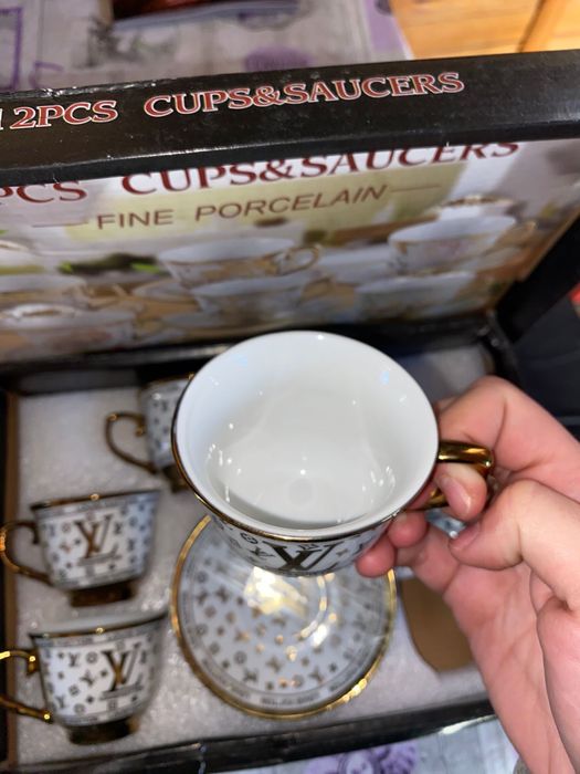 set de 6 cesti cu farfurii