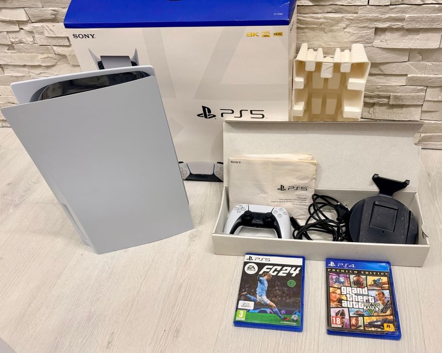 PS5 - PlayStation 5 Disk + 30 jocuri