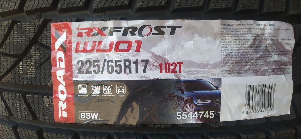 225/65R17 Roadx WU01