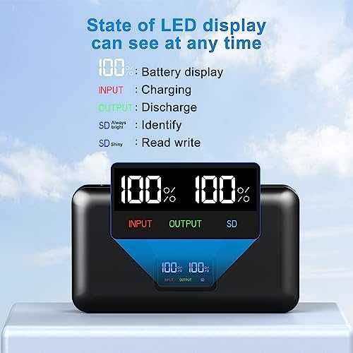 Ново Многофункционално зарядно D-LI90 с 2 батерии за Pentax K5 K7 фотоапарат