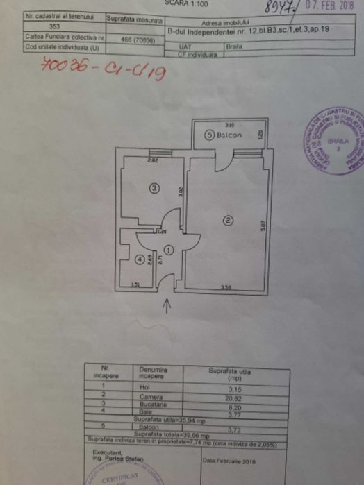 Apartament 1 Camera Ultracentral Independentei