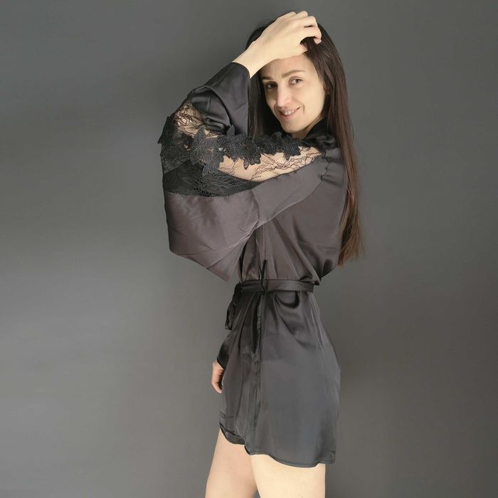 комплект халат и неглиже