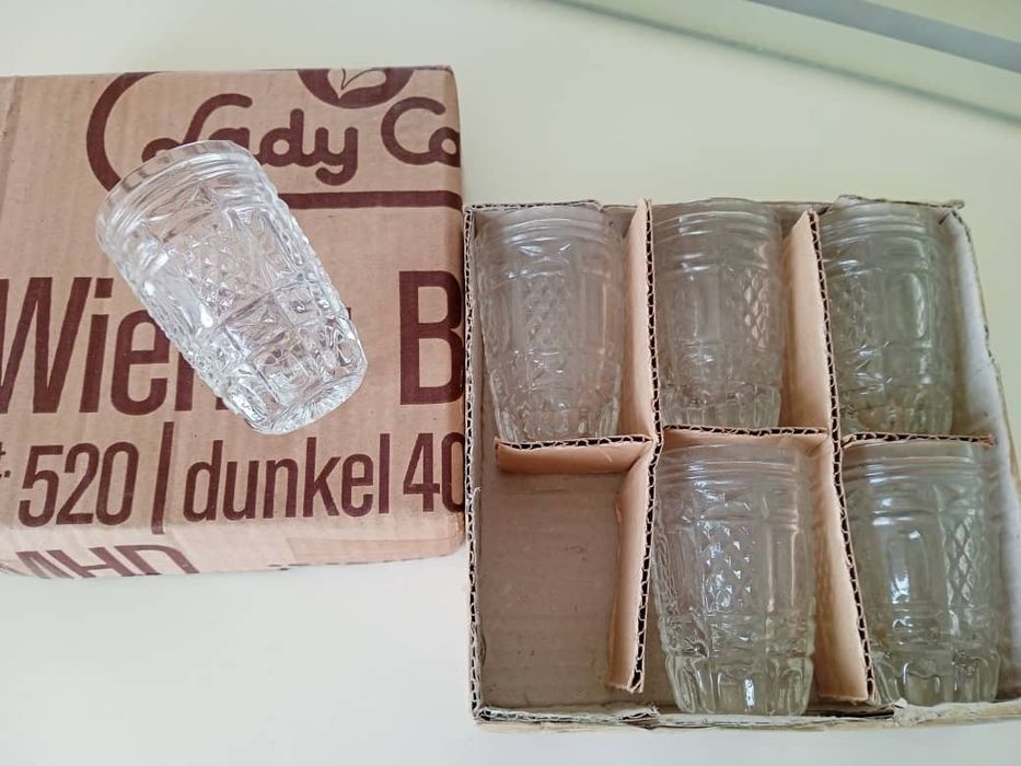 Набор стаканов и рюмок (12 + 12) – недорого