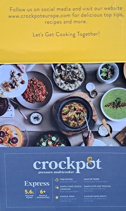 Crockpot pressure multicooker express 5,6 litri (air fryer)