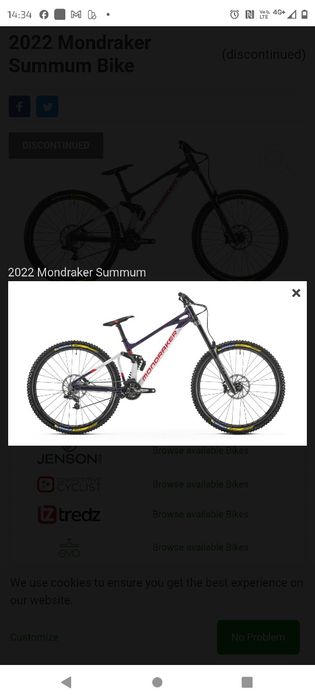 Mondraker Summum  Downhill cadru S