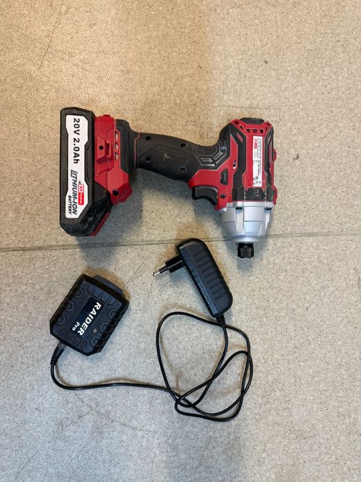 R20 Винтоверт ударен безч. Hex1/4"180Nm LED 1x2Ah