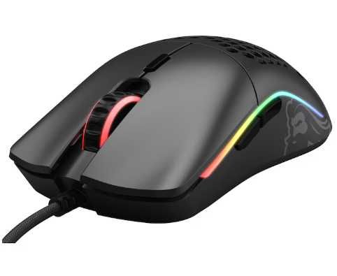 Mouse Glorious Model O, Ultrausor 67g, Negru Mat