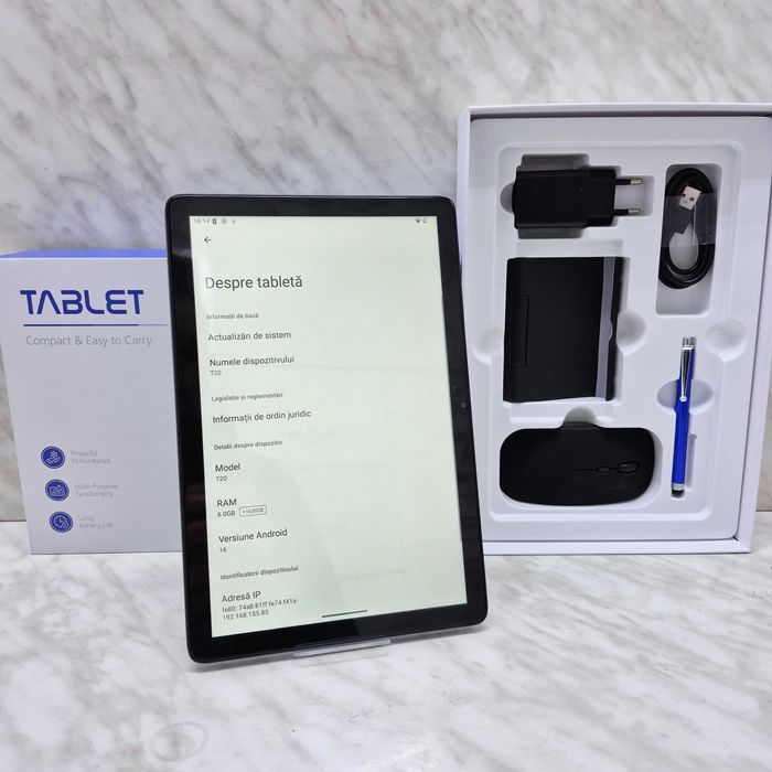 Tableta TABWEE T20 8+16gb Ram 256GB Noua Zeus Amanet Militari