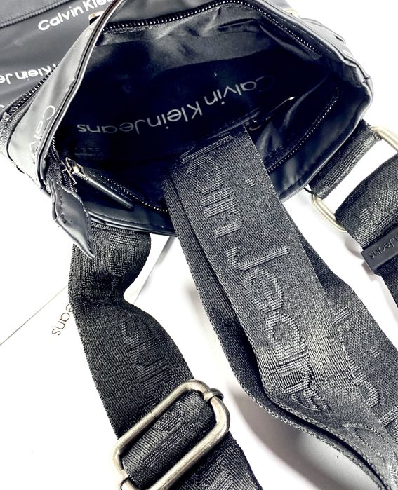 Мъжка кожена чанта Calvin Klein промазка