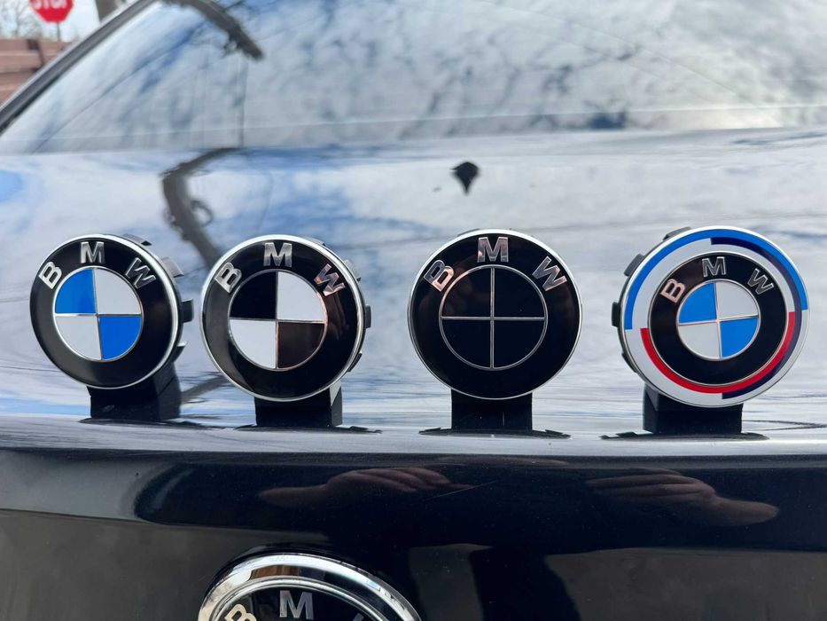 Set capace "rotative" jante BMW - BMW floating centre caps - 68 mm