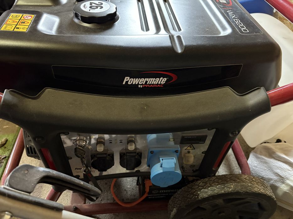 Generator Pramac WX 6200 pe benzină – stare foarte bună