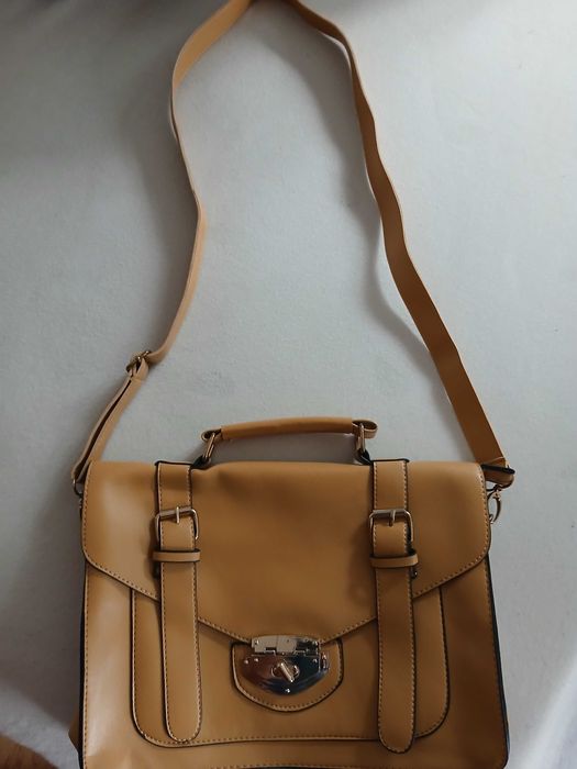 poseta cafeniu-maro cu bretea ajustabila