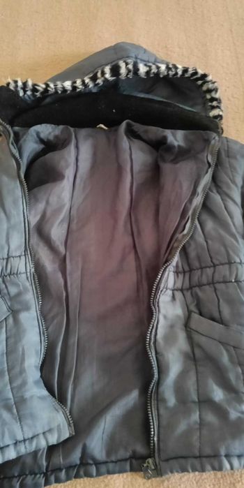 Зимна шуба с качулка размер S