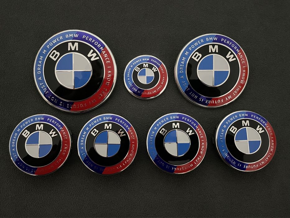 Set capace Bmw Anniversary 56 68mm Seria 3 5 6 7 E90 E60 F10 X5 X6 3