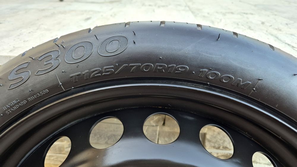 Roata rezerva SLIM 5×112 R19 originala Audi A4,5,6,7,8,Q3,5,7,Vw Tiguan,Touareg ,Vw