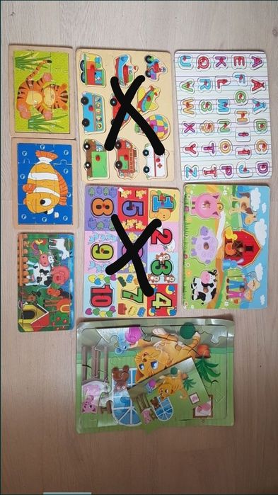 Jucării mașinuță domino puzzle robot