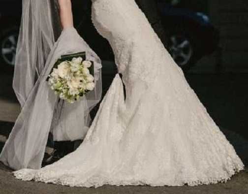 Rochie de mireasa Pronovias Balira, model sirena, 36-38/S