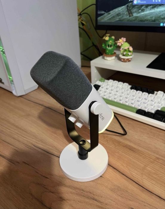 Микрофон Fifine AM8 white белый