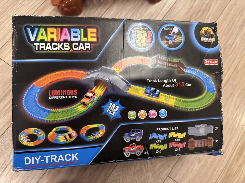 Variable tracks car (fara masinute)