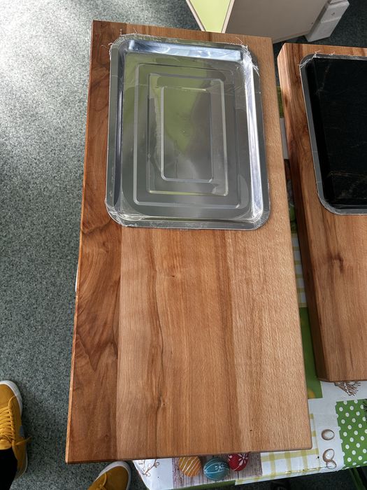 Piatra vulcanica de gatit in blat de stejar