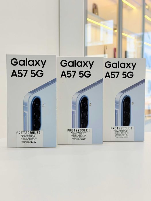 Magazin Vindem | Samsung Galaxy A57 | Sigilat | Awesome Icyblue | 256GB | 12GB Ram | Cu Garantie | In Rate | smilemobile.ro