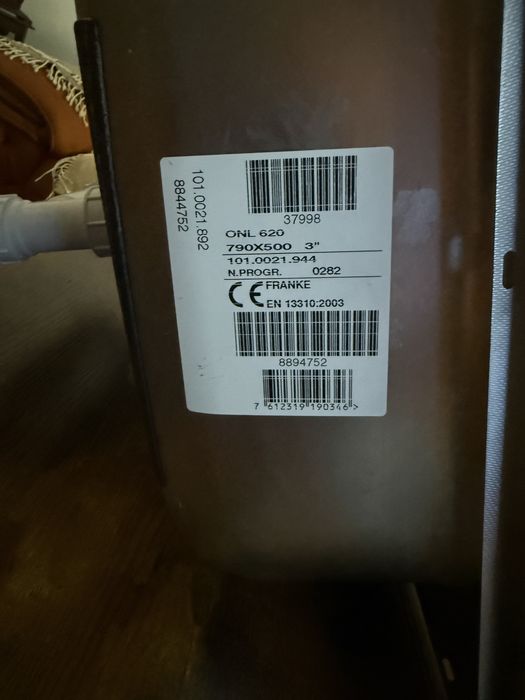 Chiuveta inox 2 cuve Franke