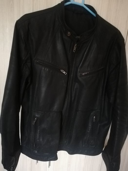 Мъжко спортно  яке естествена кожа размер XL